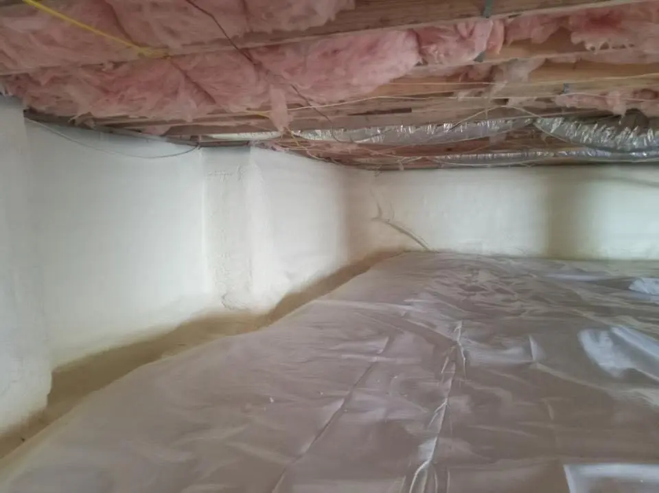 Crawl space encapsulation with closed-cell spray foam for Roof Maintenance in Upper Saddle River